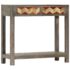 vidaXL Console Table Grey 86x30x76 cm Solid Mango Wood - Image 11