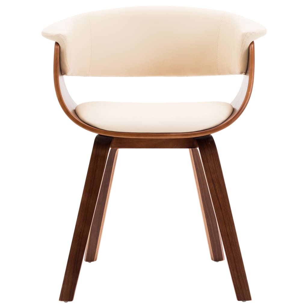 8719883666358_g_en_hd_1 vidaXL Dining Chair Cream Bent Wood and Faux Leather - Image 2