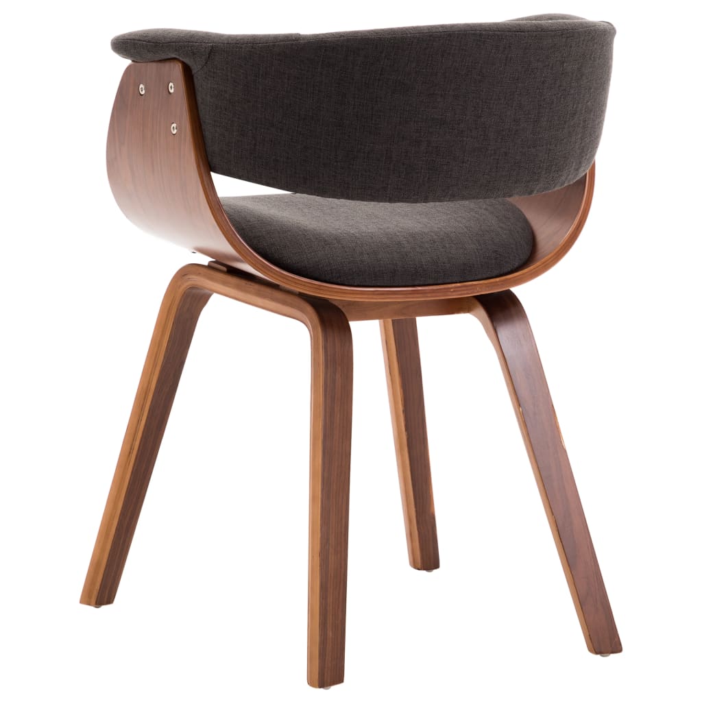 8719883666365_g_en_hd_4 vidaXL Dining Chair Grey Bent Wood and Fabric - Image 5