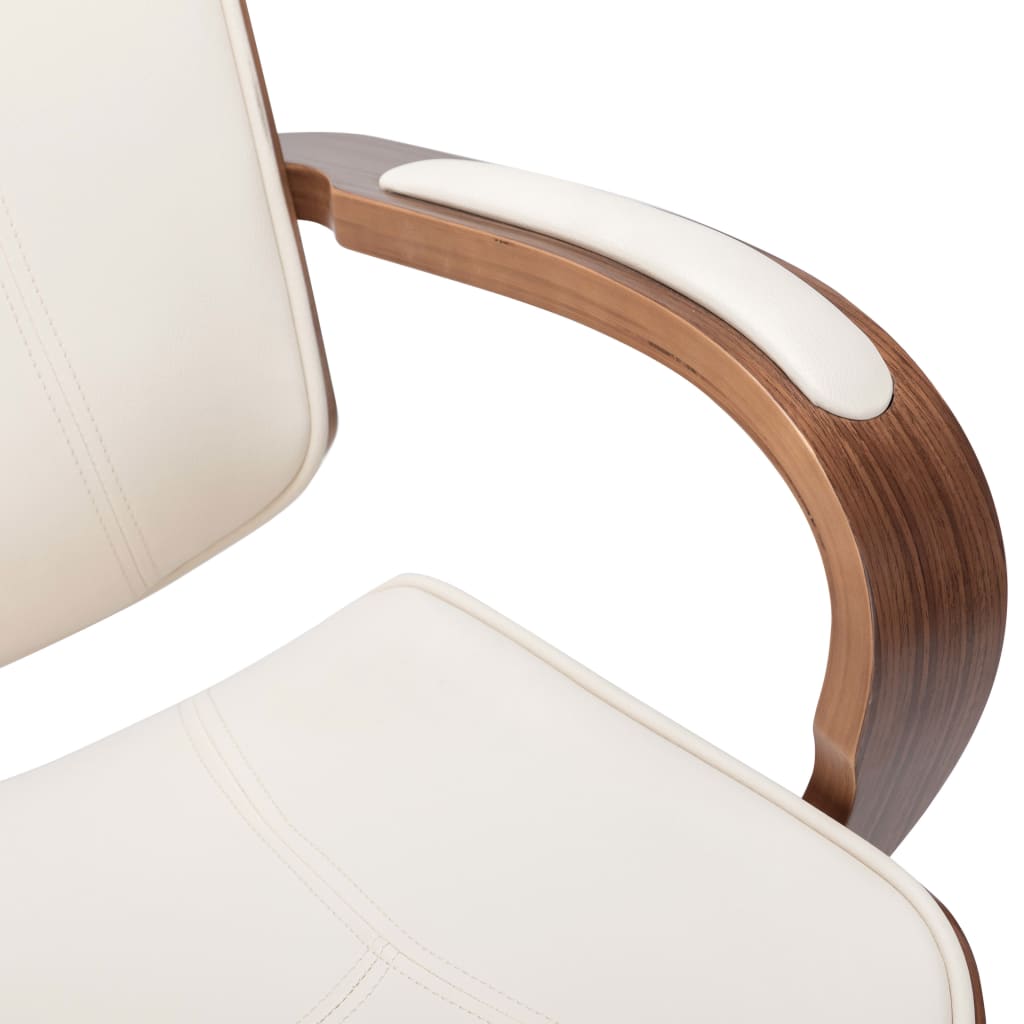 8719883666433_g_en_hd_5 vidaXL Swivel Office Chair with Headrest Cream Faux Leather and Bentwood - Image 6