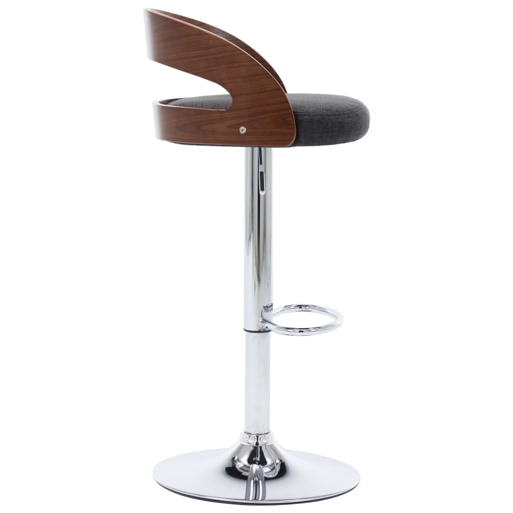 8719883666532_g_en_hd_3 vidaXL Bar Stools 2 pcs Dark Grey Fabric and Bentwood - Image 5