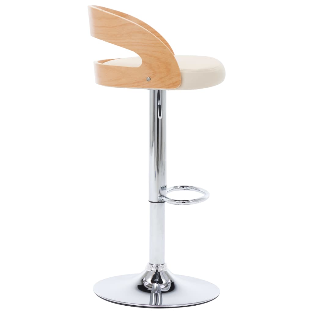 8719883666549_g_en_hd_3 vidaXL Bar Stools 2 pcs Cream Faux Leather and Bentwood - Image 5