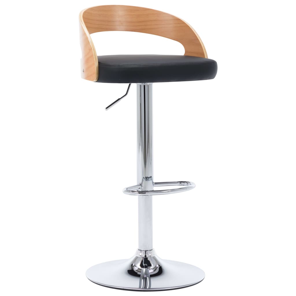 8719883666556_g_en_hd_1 vidaXL Bar Stools 2 pcs Black Faux Leather and Bentwood - Image 3