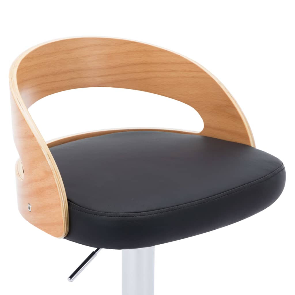 8719883666556_g_en_hd_6 vidaXL Bar Stools 2 pcs Black Faux Leather and Bentwood - Image 8