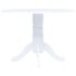 vidaXL 5 Piece Dining Set Solid Rubber Wood White - Image 8