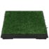 vidaXL Pet Toilet with Tray & Faux Turf Green 63x50x7 cm WC - Image 3