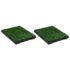vidaXL Pet Toilets 2 pcs with Tray & Faux Turf Green 63x50x7 cm WC - Image 2