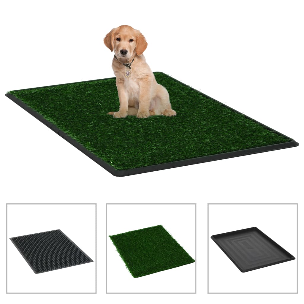 8719883667409_m_en_hd_1 vidaXL Pet Toilets 2 pcs with Tray & Faux Turf Green 76x51x3 cm WC - Image 1