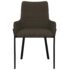 vidaXL Dining Chairs 2 pcs Brown Fabric - Image 3