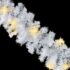 vidaXL Christmas Garland with LED Lights 5 m White - Image 6