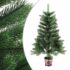 vidaXL Artificial Christmas Tree Lifelike Needles 65 cm Green - Image 2