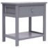 vidaXL Nightstands 2 pcs Grey 40x29x42 cm Paulownia Wood - Image 2