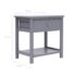vidaXL Nightstands 2 pcs Grey 40x29x42 cm Paulownia Wood - Image 8