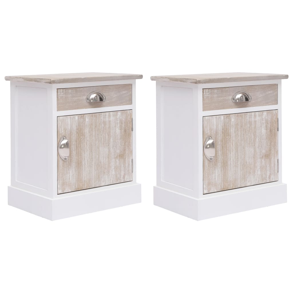 8719883668314_a_en_hd_1 vidaXL Bedside Cabinets 2 pcs 38x28x45 cm Paulownia Wood - Image 1