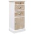 vidaXL Side Cabinet 38x28x86 cm Paulownia Wood