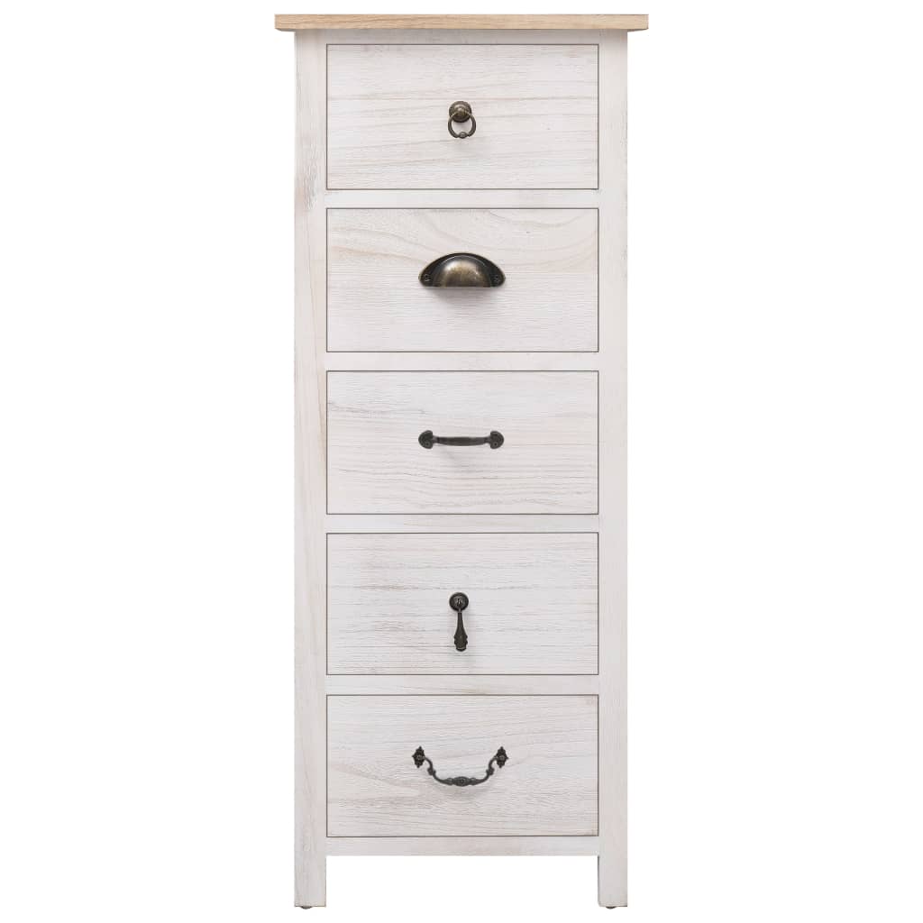 8719883668451_g_en_hd_1 vidaXL Side Cabinet 35x25x87 cm Paulownia Wood - Image 2