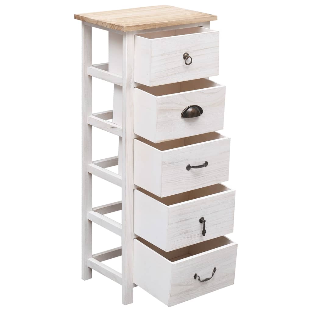 8719883668451_g_en_hd_3 vidaXL Side Cabinet 35x25x87 cm Paulownia Wood - Image 5