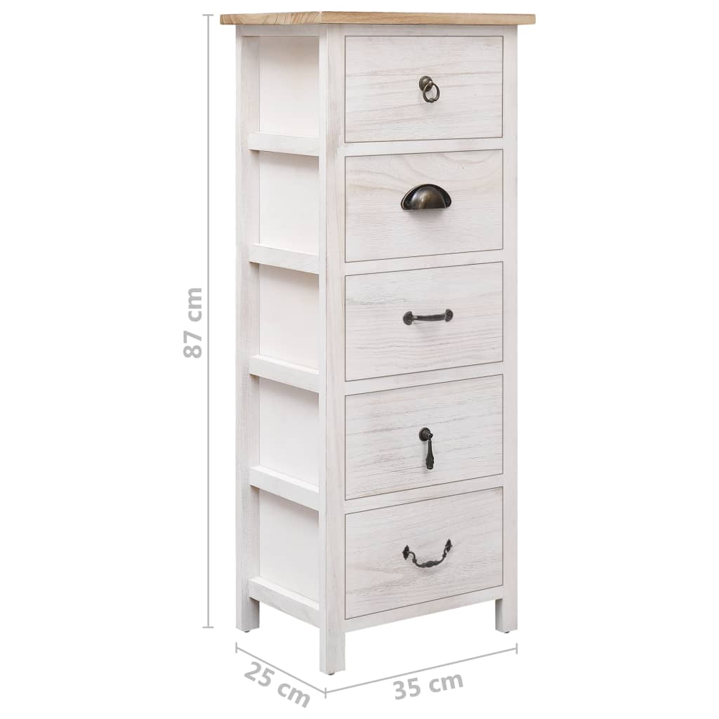 8719883668451_g_en_hd_6 vidaXL Side Cabinet 35x25x87 cm Paulownia Wood - Image 8