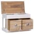 vidaXL Hall Bench 70x35x45 cm Paulownia Wood - Image 5
