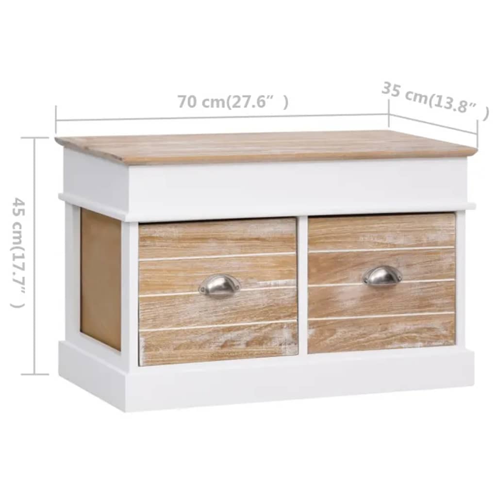 8719883668475_g_en_hd_7 vidaXL Hall Bench 70x35x45 cm Paulownia Wood - Image 8