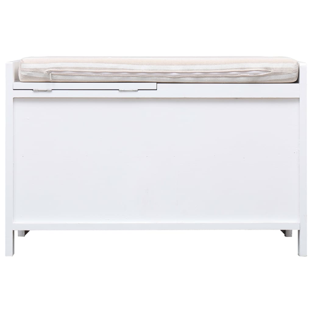 8719883668482_g_en_hd_2 vidaXL Hall Bench White 70x33.5x45 cm Paulownia Wood - Image 3