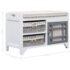vidaXL Hall Bench White 70x33.5x45 cm Paulownia Wood - Image 7