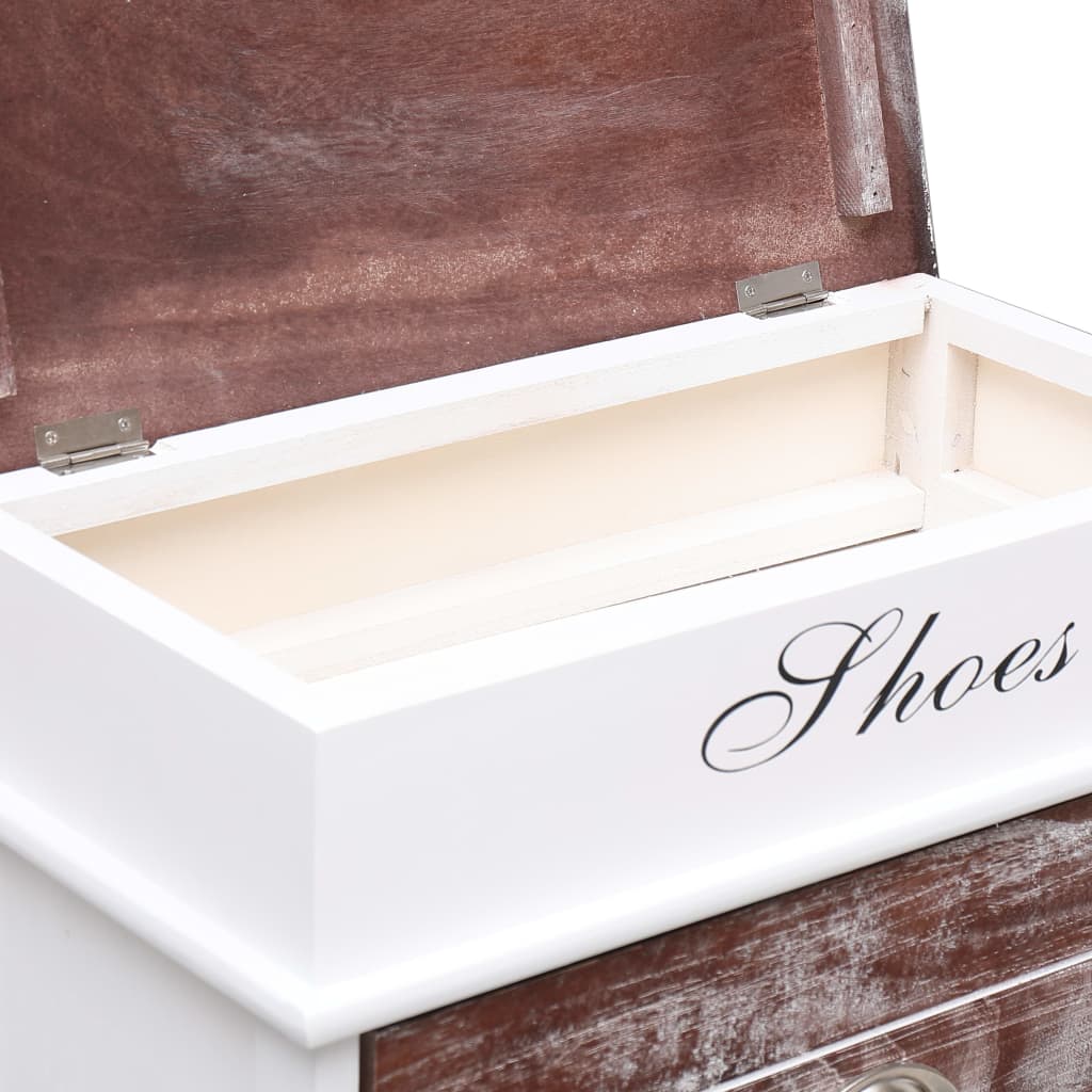 8719883668567_g_en_hd_4 vidaXL Shoe Cabinet Brown 50x28x98 cm Paulownia Wood - Image 5