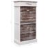 vidaXL Shoe Cabinet Brown 50x28x98 cm Paulownia Wood - Image 8