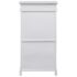 vidaXL Shoe Cabinet White 50x28x98 cm Paulownia Wood - Image 3