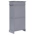 vidaXL Shoe Cabinet Grey 50x28x98 cm Paulownia Wood - Image 3