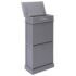 vidaXL Shoe Cabinet Grey 50x28x98 cm Paulownia Wood - Image 5