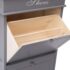 vidaXL Shoe Cabinet Grey 50x28x98 cm Paulownia Wood - Image 6
