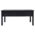 vidaXL Coffee Table Black 100x50x45 cm Wood - Image 3