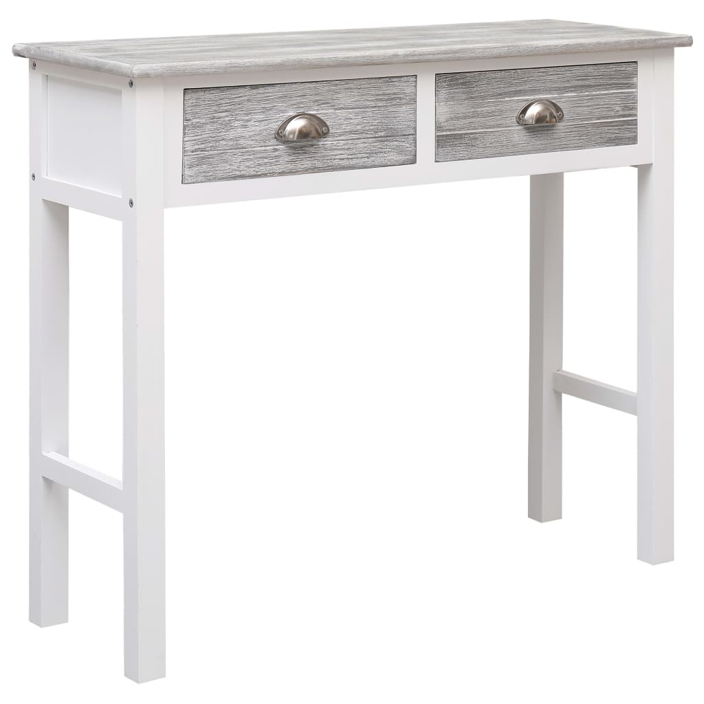 8719883669113_a_en_hd_1 vidaXL Console Table Grey 90x30x77 cm Wood - Image 1
