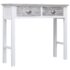 vidaXL Console Table Grey 90x30x77 cm Wood - Image 2