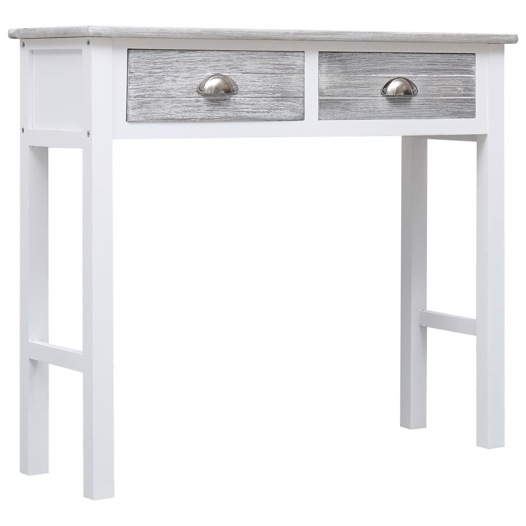 8719883669113_g_en_hd_1 vidaXL Console Table Grey 90x30x77 cm Wood - Image 2
