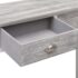vidaXL Console Table Grey 90x30x77 cm Wood - Image 7