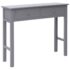 vidaXL Console Table Grey 90x30x77 cm Wood