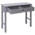 vidaXL Console Table Grey 90x30x77 cm Wood - Image 4
