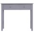vidaXL Console Table Grey 90x30x77 cm Wood - Image 5
