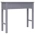 vidaXL Console Table Grey 90x30x77 cm Wood - Image 6