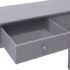 vidaXL Console Table Grey 90x30x77 cm Wood - Image 7