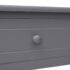 vidaXL Console Table Grey 90x30x77 cm Wood - Image 8