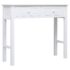 vidaXL Console Table White 90x30x77 cm Wood - Image 2