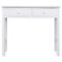 vidaXL Console Table White 90x30x77 cm Wood - Image 5