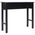 vidaXL Console Table Black 90x30x77 cm Wood - Image 6