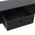 vidaXL Console Table Black 90x30x77 cm Wood - Image 7