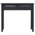 vidaXL Console Table Black 90x30x77 cm Wood - Image 4