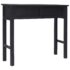 vidaXL Console Table Black 90x30x77 cm Wood - Image 5
