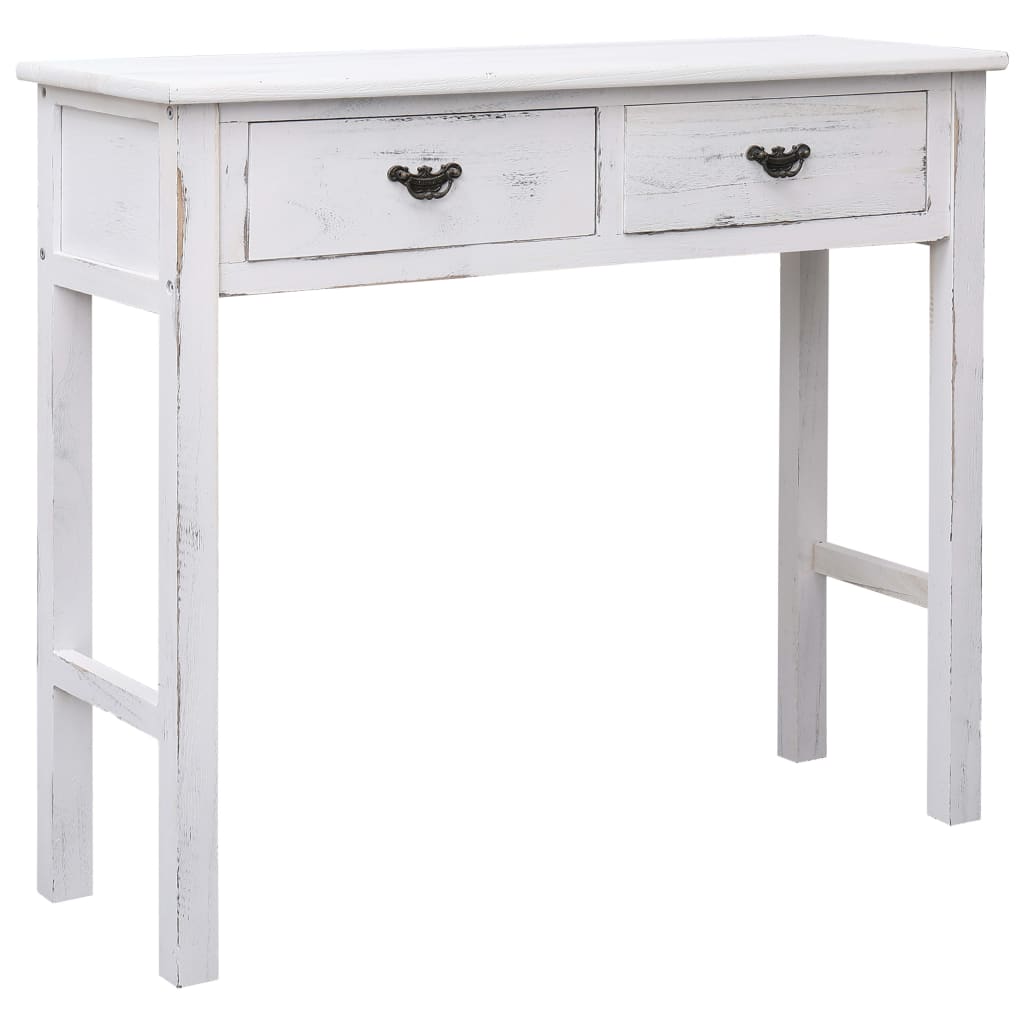 8719883669205_a_en_hd_1 vidaXL Console Table Antique White 90x30x77 cm Wood - Image 1